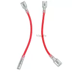 Cáp Điện Bấm Sẵn 2 Đầu Cose FDD6.3mm Dài 100mm Màu Đỏ